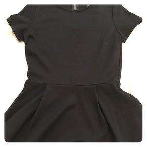 Forever 21 black peplum top